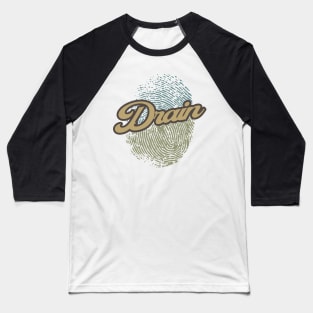 Drain Fingerprint Baseball T-Shirt